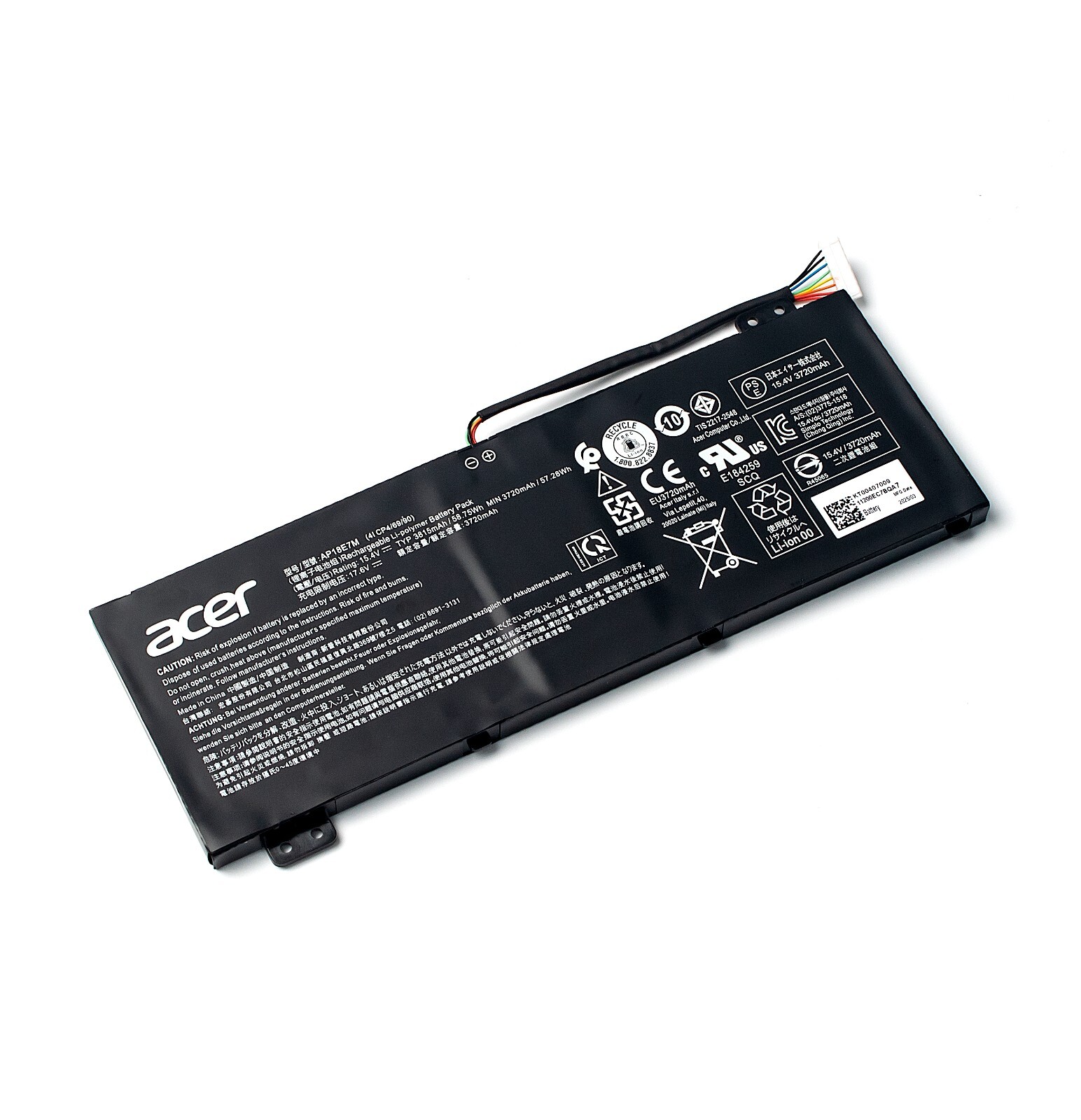 Genuine OEM AP18E7M Battery 58.75Wh for Acer Nitro 7 AN715-51 AN715-51-51GR NEW