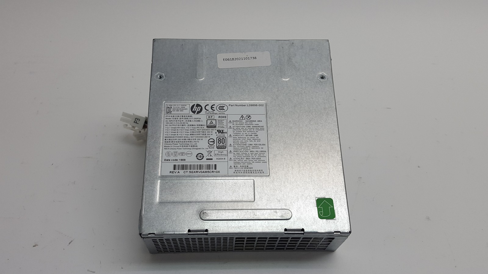 Lot of 2 HP L09898-002 Engage Flex Pro 4-Pin 250W Desktop Power Supply