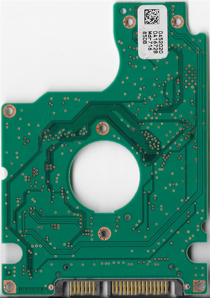 HITACHI HTS541616J9SA00 160GB SATA PCB BOARD ONLY P/N: 0A53320 MLC: DA1905