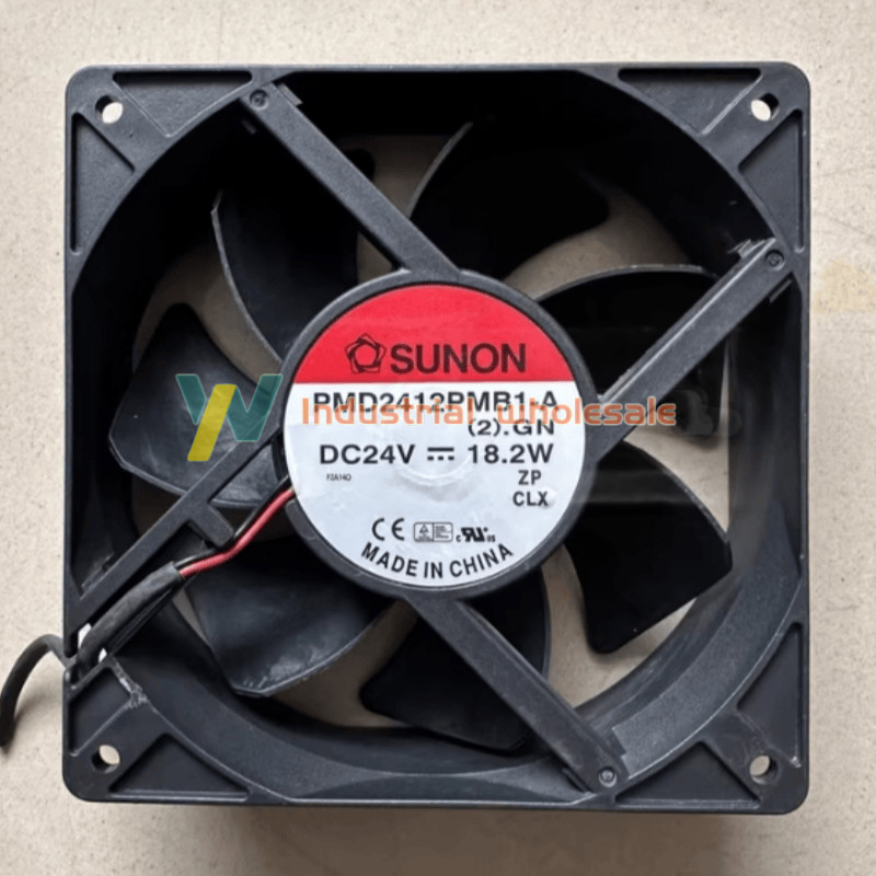 1PCS NEW SUNON PMD2412PMB1-A (2).GN.l21 DC24V 18.2W 2-Wire Inverter Cooling Fan
