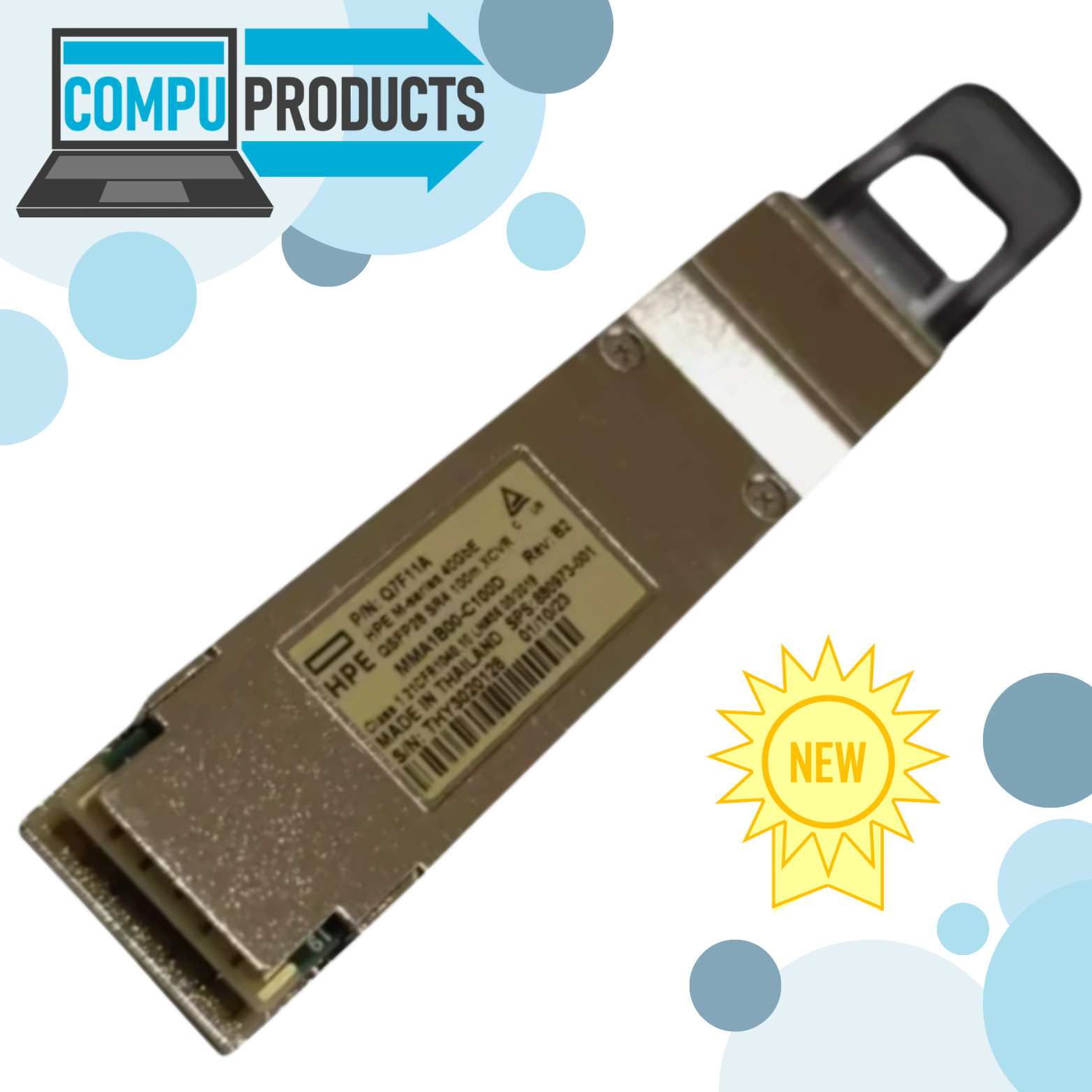 HPE M-series 40GbE QSFP28 SR4 100m XCVR NEW Q7F11A SPS 880973-001
