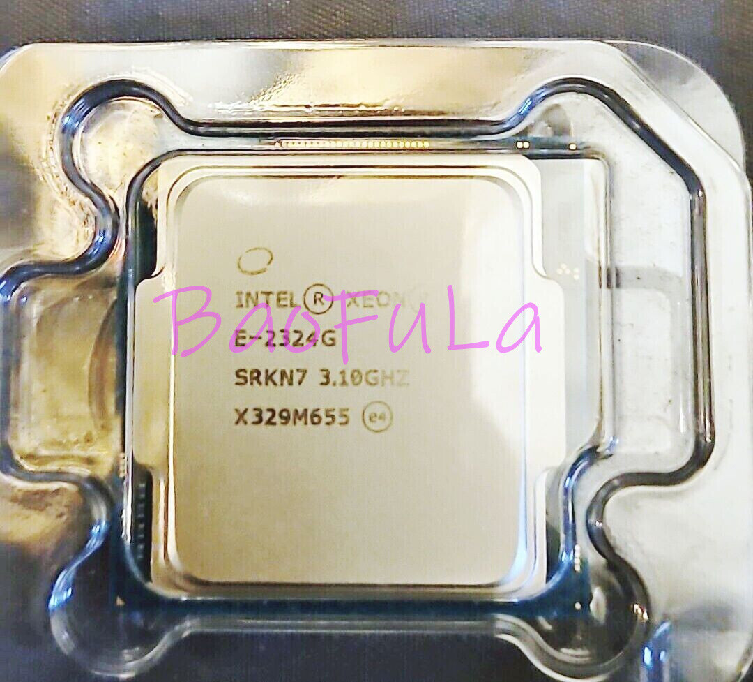 1PCS New Intel Xeon E-2324G 3.10GHz 4-Core TDP-65W LGA-1200 SRKN7 CPU Processor