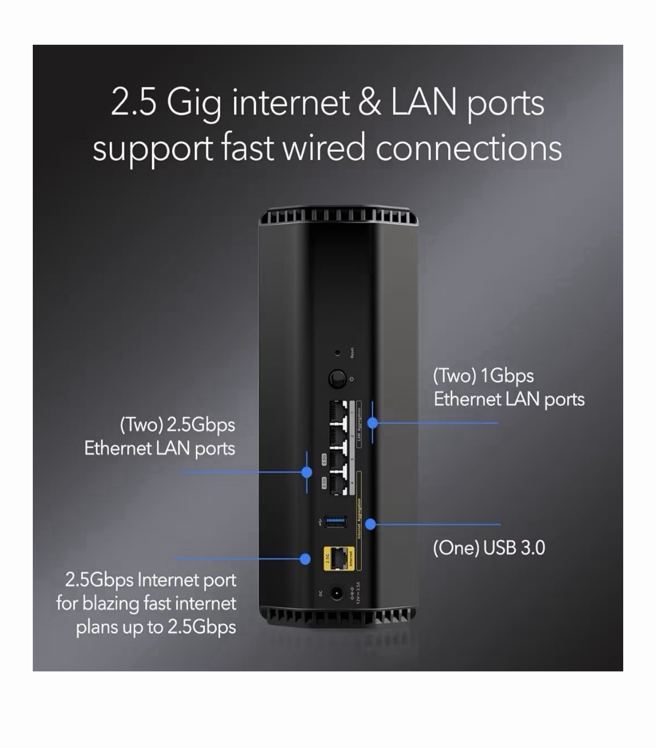 NETGEAR Nighthawk RS300 BE9300 Tri-Band WiFi 7 Router 9.3Gbps Open Box