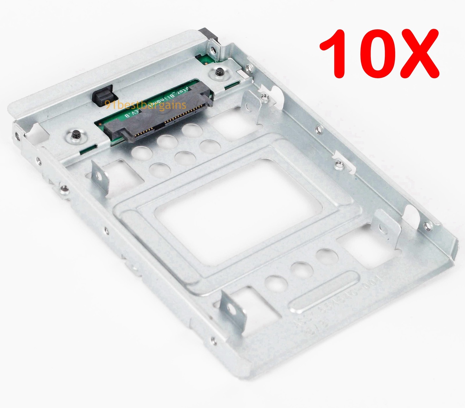 LOT OF 10, FOR HP 2.5" to 3.5" SATA Hard Drive Bracket SATA Adapter 654540-002