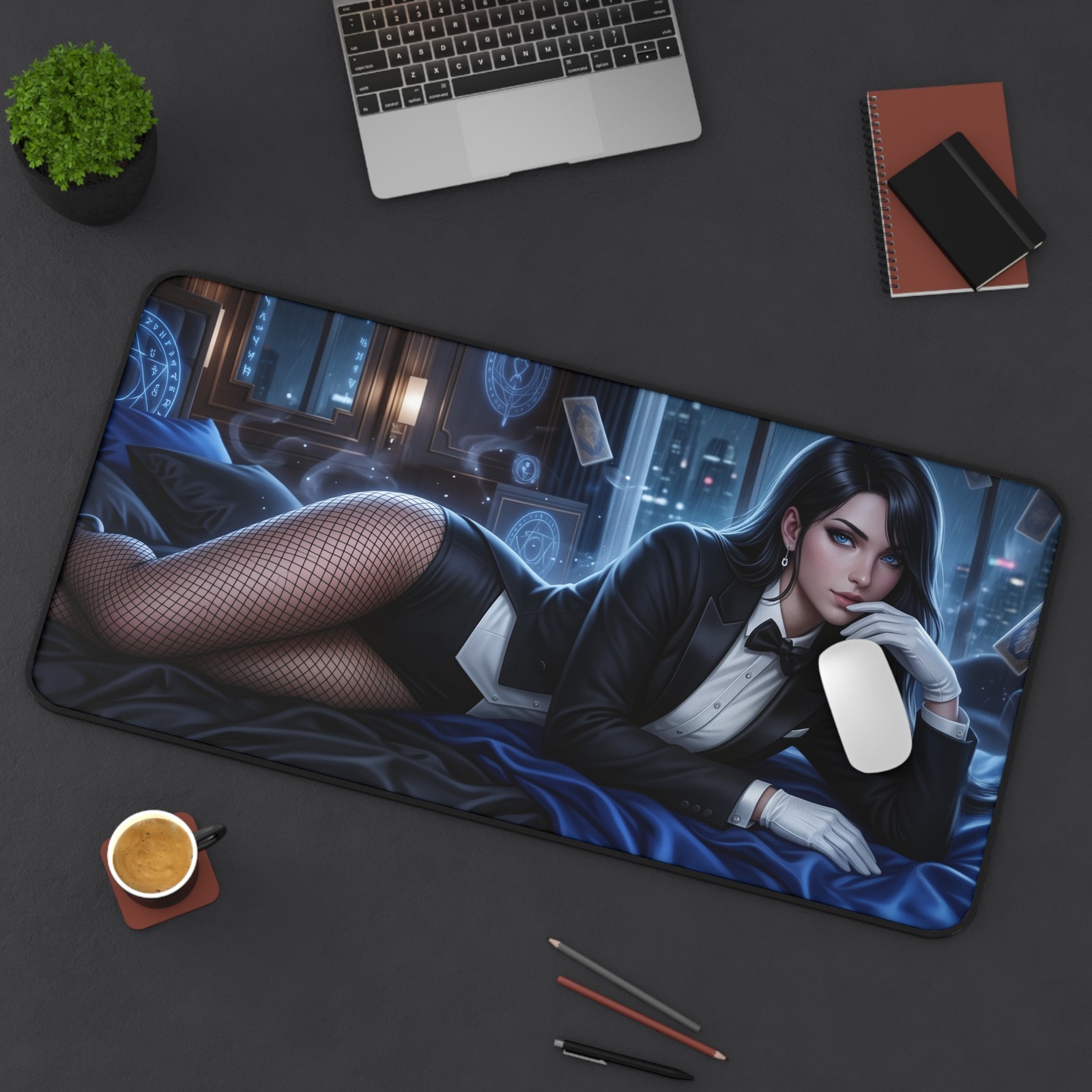 Zatanna Mouse Pad, DC Comics XXL Gaming Desk Mat, Magic Desk Pad