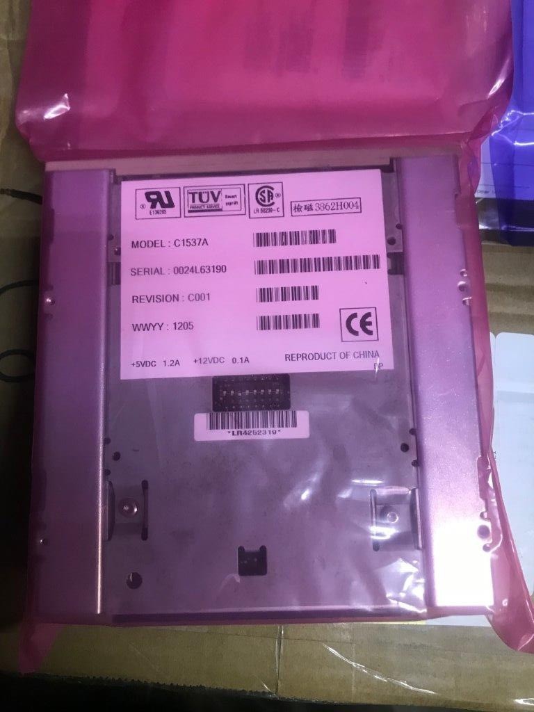 HP DDS-3 DAT24 INTERNAL SCSI TAPE DRIVE DDS3 C1554 C1555D 12/24GB 50PIN