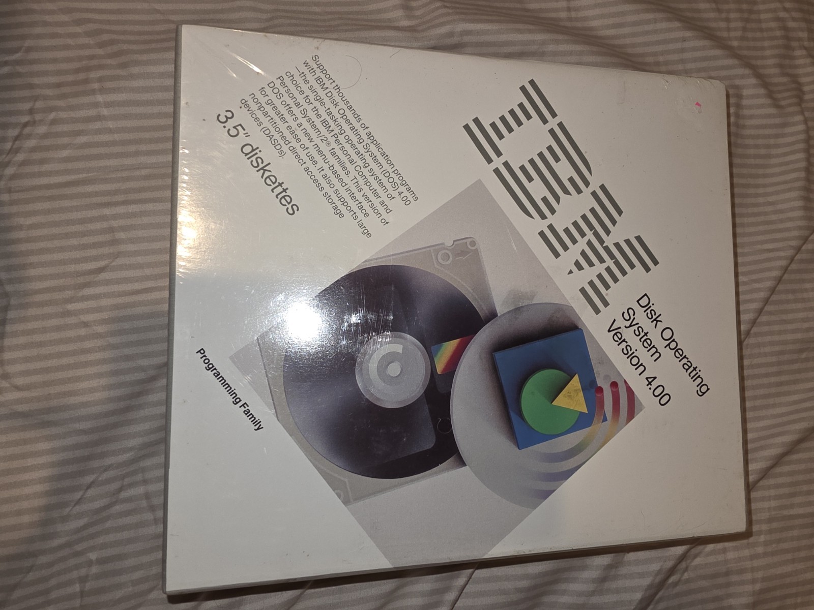 Vintage IBM DOS Disk Operating System 4.0 - 3.5 " disks - New NIB Shrink Wrapped