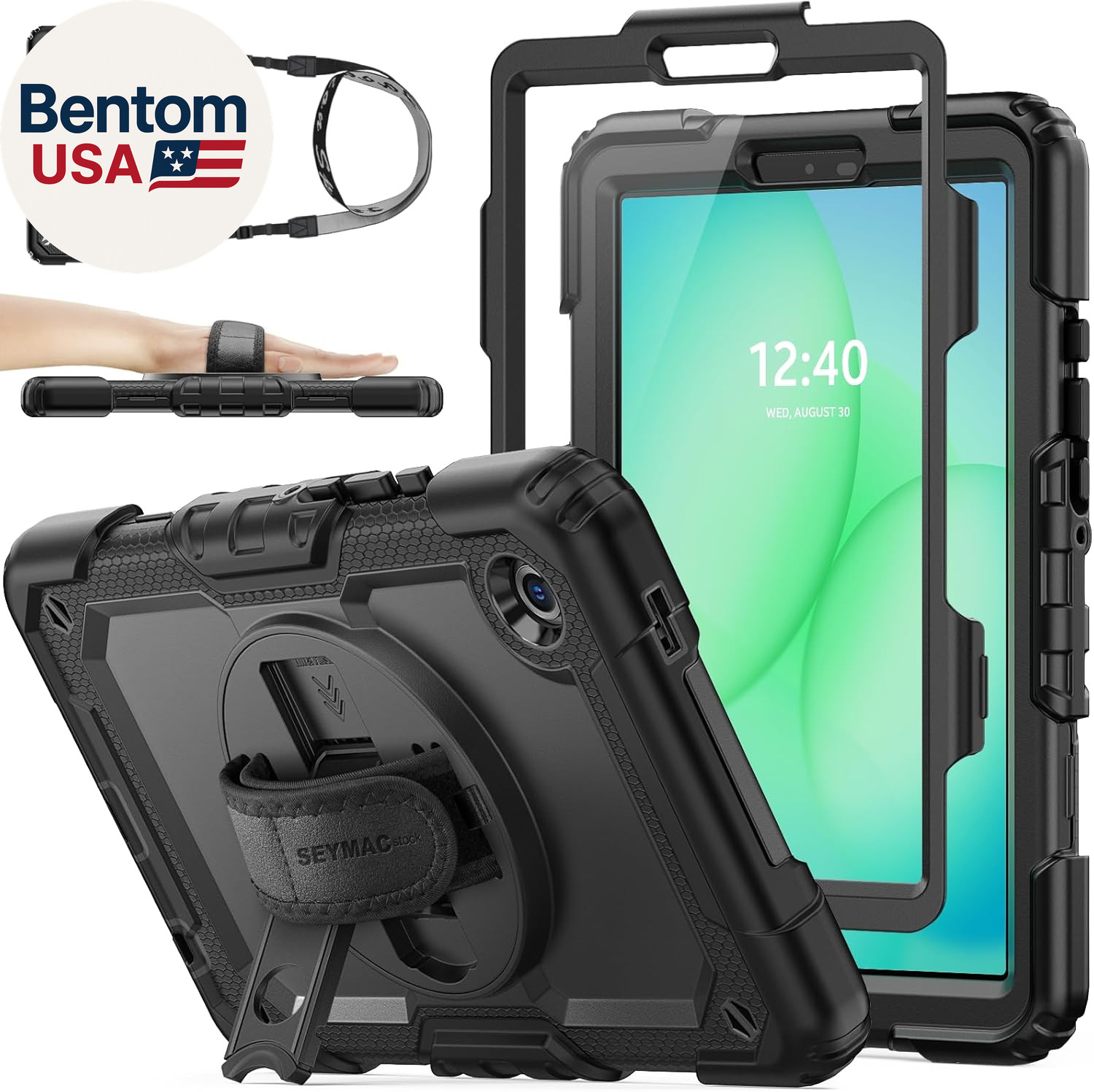 Case for Samsung Galaxy Tab A11 8.7'', Full-Body Drop Protection Case with Scree