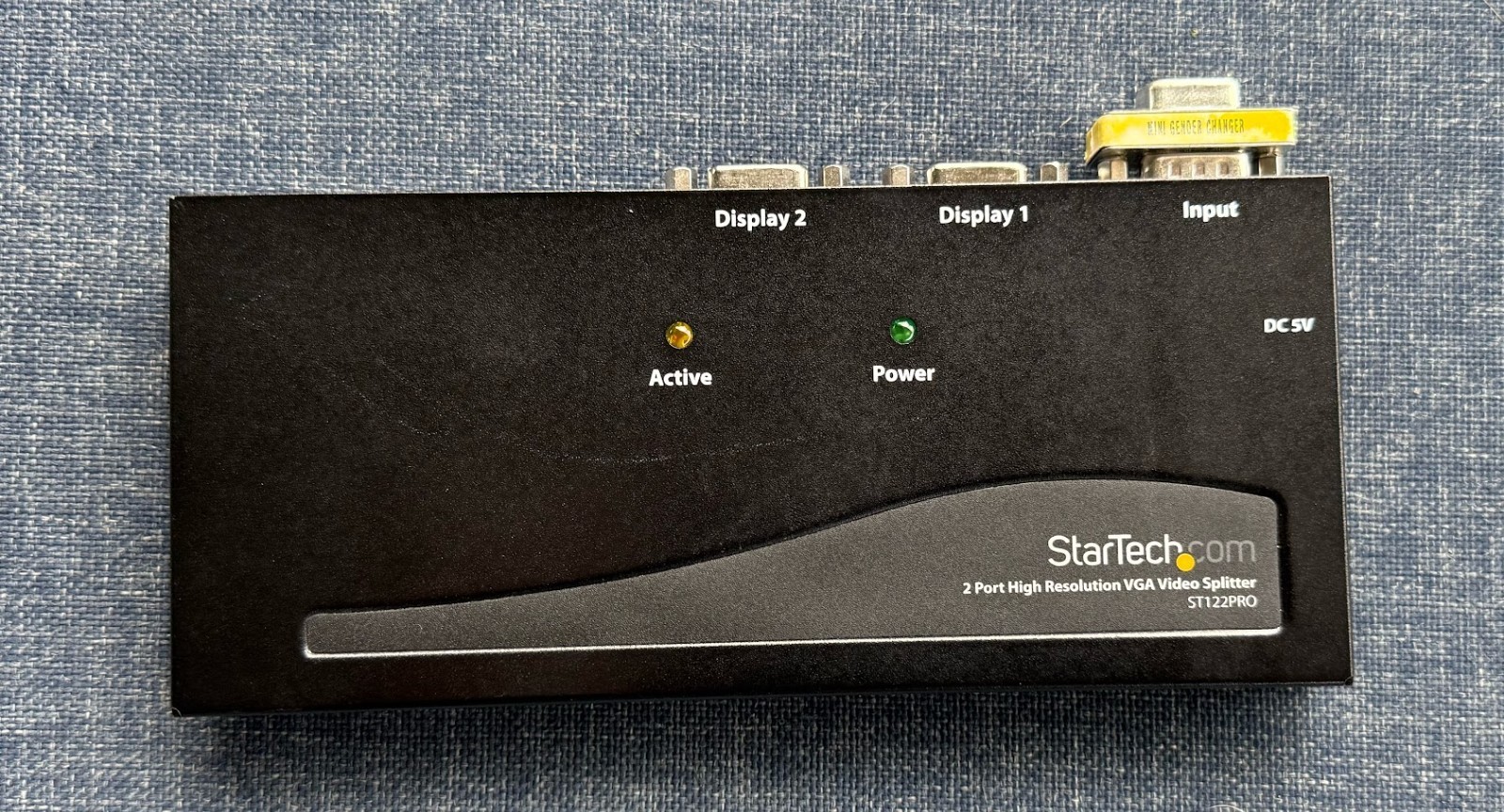 StarTech Star Tech 2 Port High Resolution VGA Video Splitter 350 MHz ST122PRO