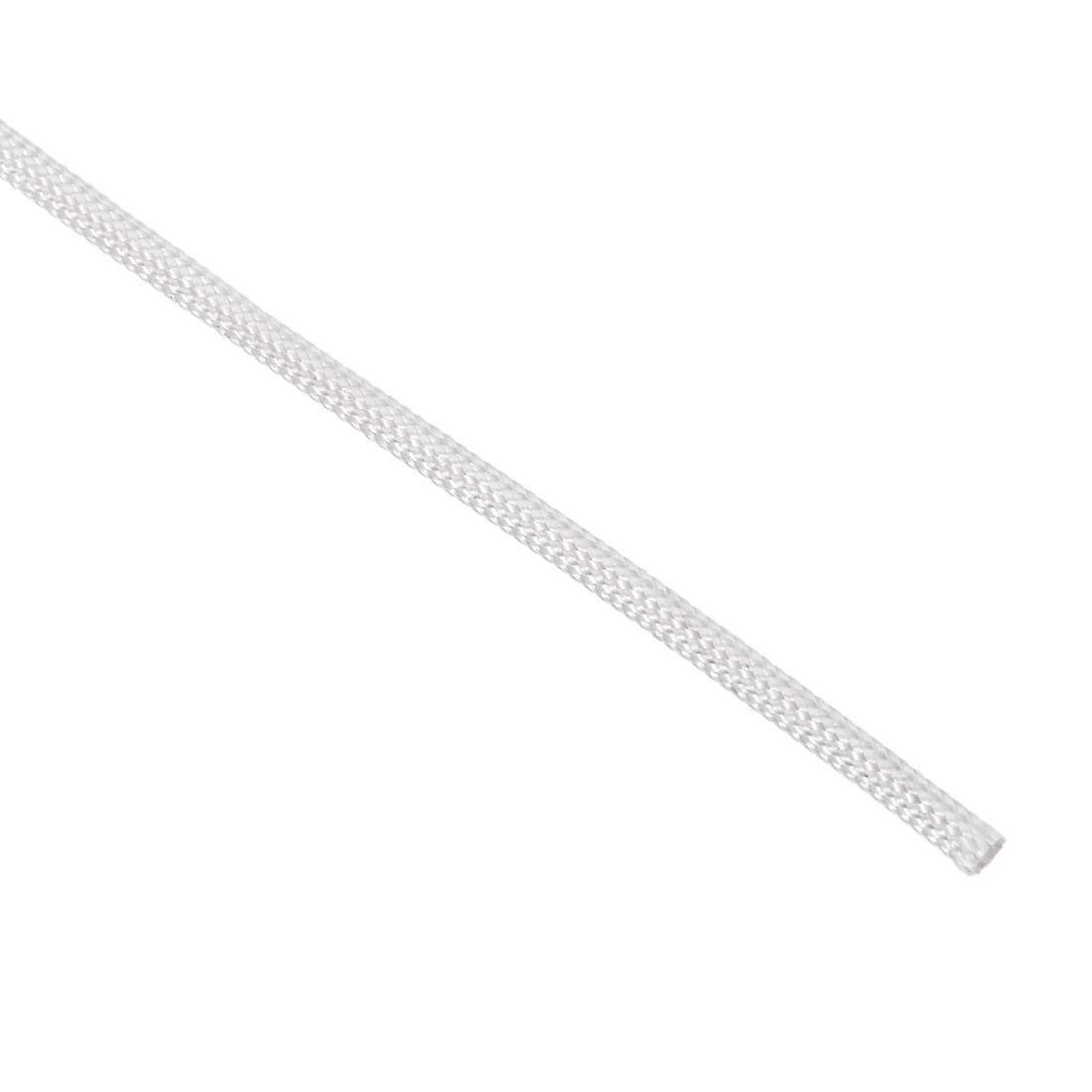 Insulation Braid Sleeve, 16.4Ft-1mm High TEMP Silicone Fiberglass Sleeve Beige
