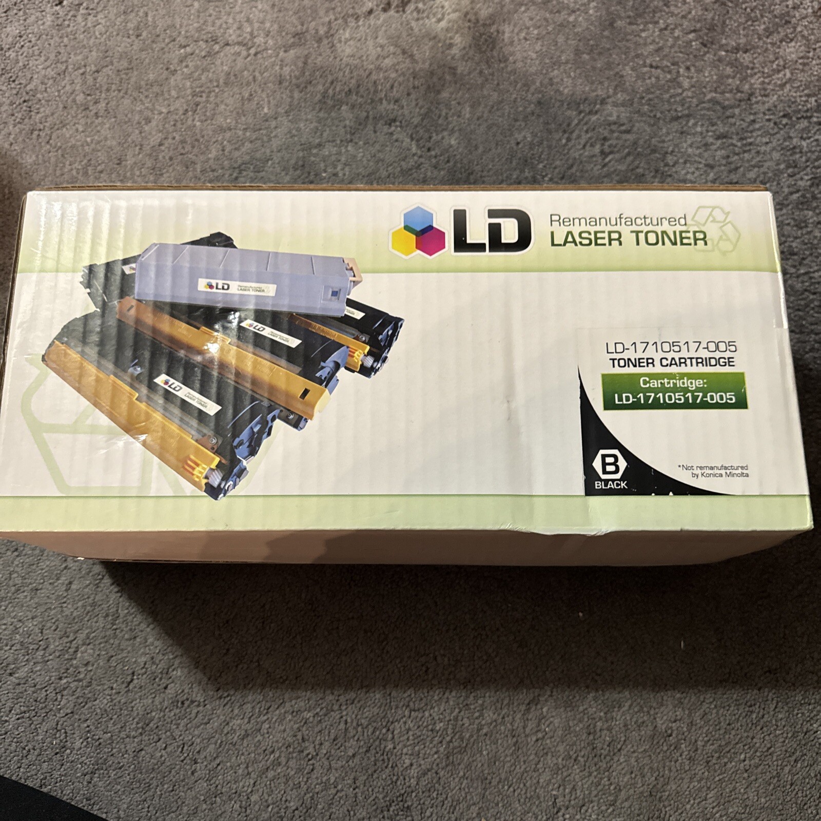 LD Konica-Minolta 1710517-005 Black Laser Toner Cartridge