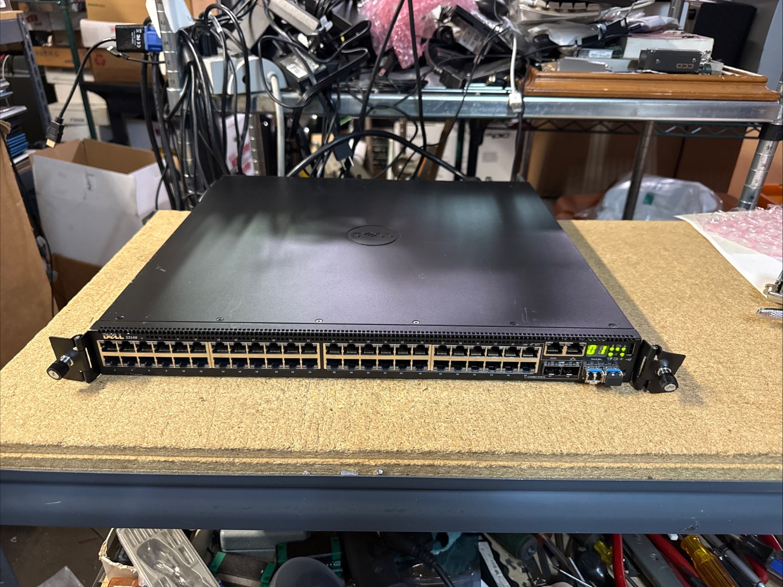 Dell S3148 48 Port Gigabit Switch 2 x 10 Gigabit SFP+ 1 x PSU & 41VC3 10GSFP EXP