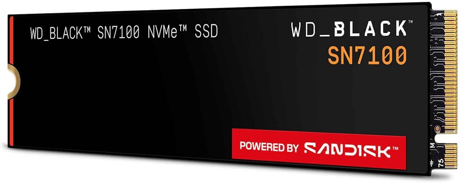 Western Digital Internal SSD 2TB WD Black SN7100 M.2-2280 NVMe WDS200T4X0E-EC