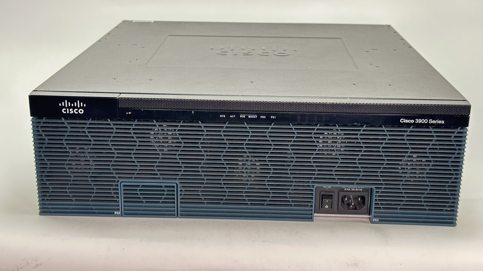 Cisco ISR 3925 Router 3x 1GbE 1x PSU SPE100 1GB RAM 256MB CF IPBASE K9