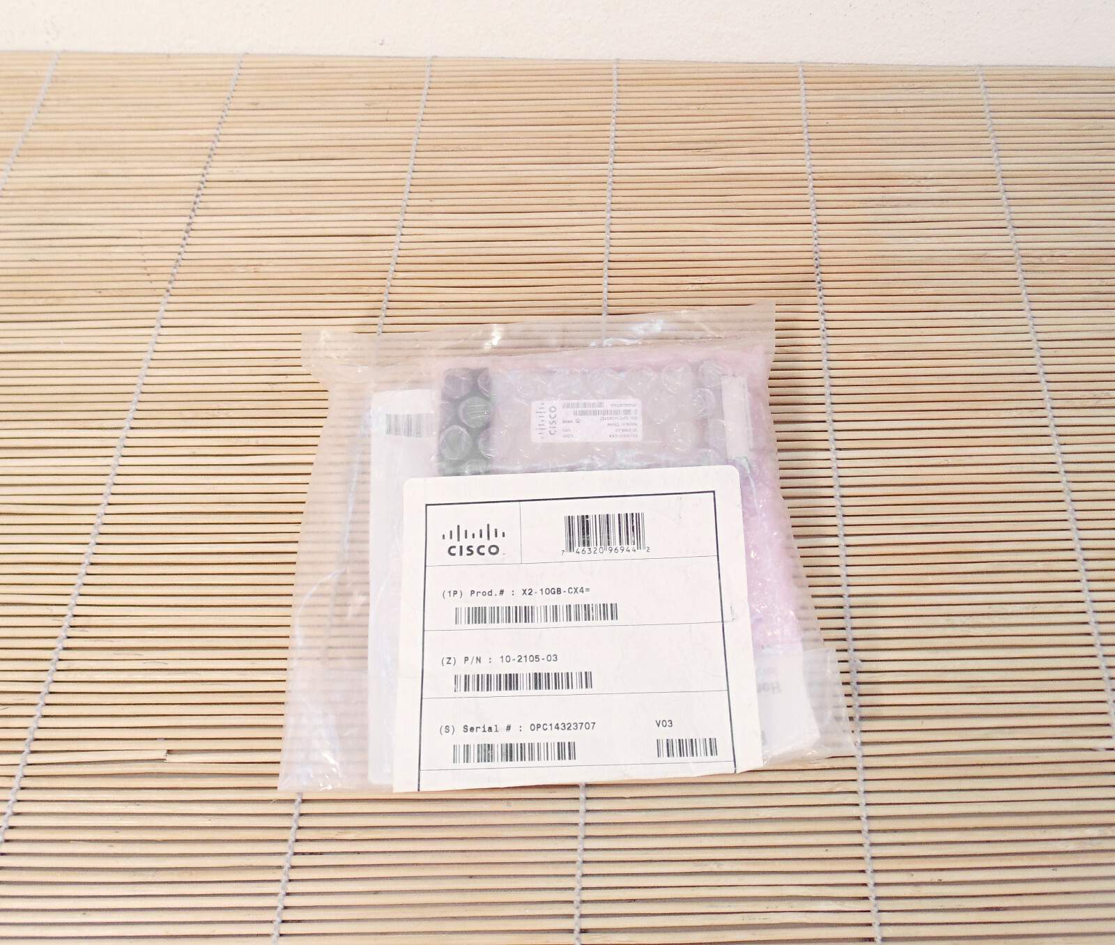 New CISCO-OPNEXT X2-10GB-CX4 10GBase-CX4 Transceiver Module V03 10-2105-03 New