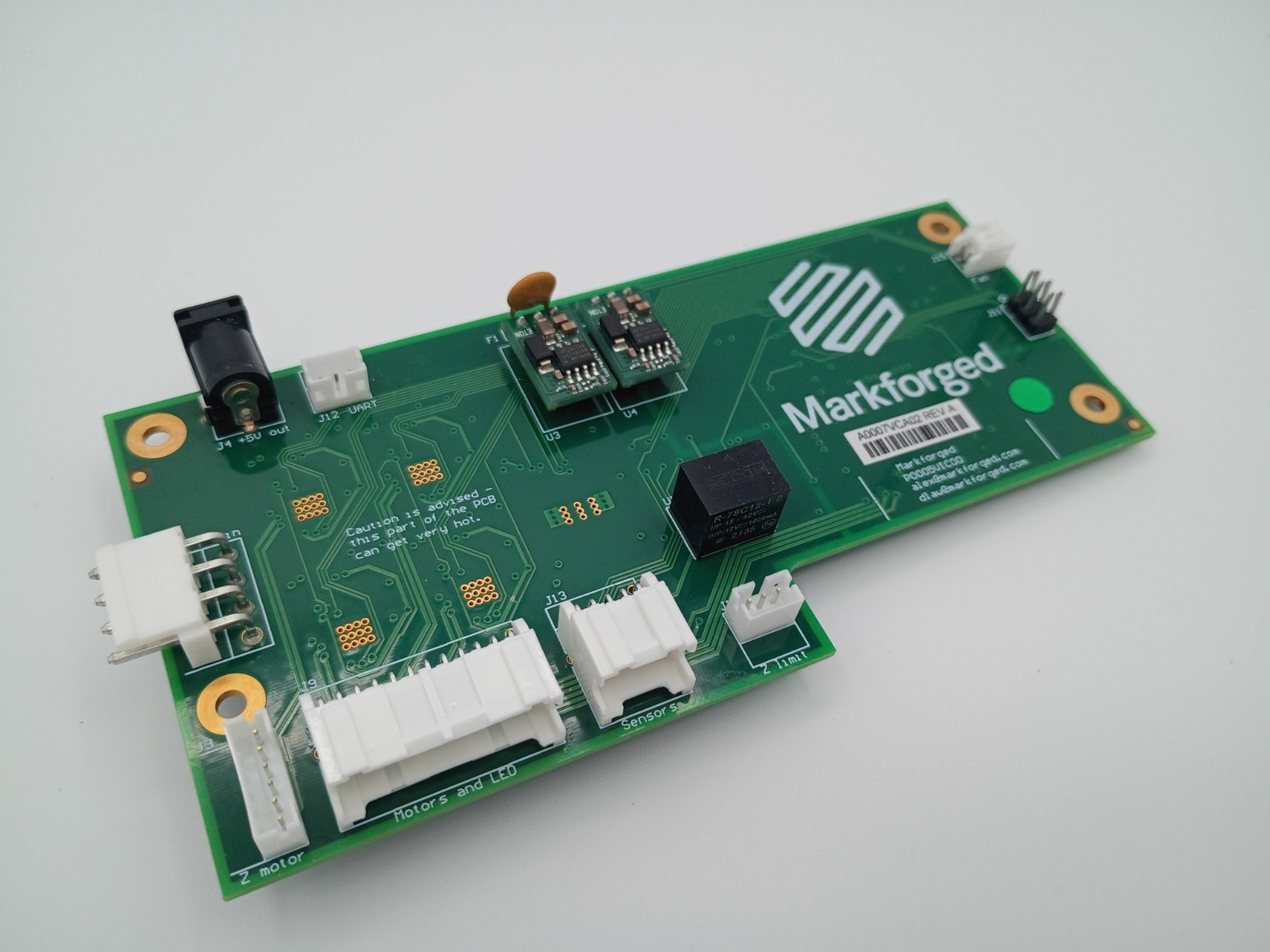 (New) Markforged Industrial Series Motherboard PCBA (A0007VCA02  REV A)
