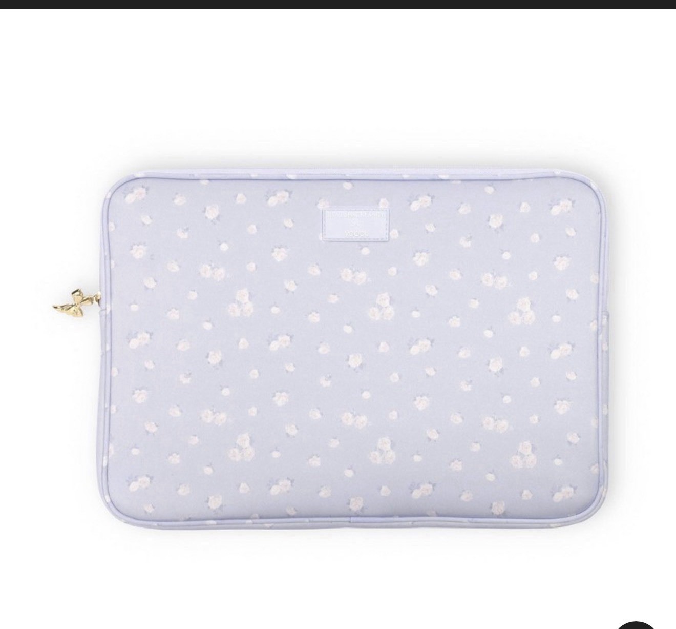 LoveShackFancy x Target Everblooming Rosettes Ditsy Laptop Sleeve Whisper Blue