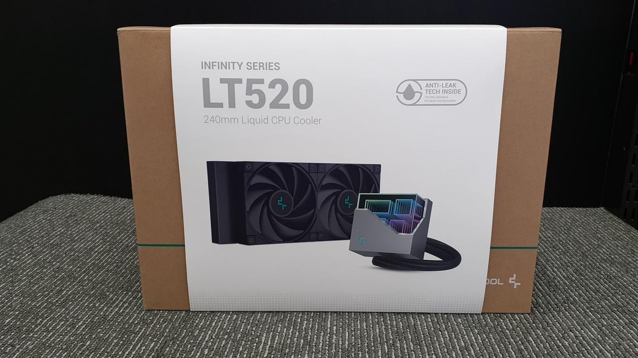 DEEPCOOL LT520 240mm AIO Liquid CPU Cooler ARGB Anti-Leak Tech 2x120mm Fans
