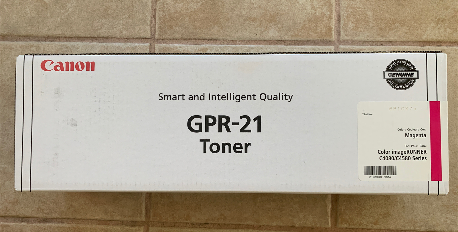 Canon GPR-21 Magenta Toner Cartiridge GENUINE BRAND NEW SEALED 0260B001AA 