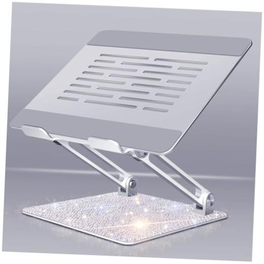 Bling Adjustable Laptop Stand, Portable Laptop Riser, Aluminum Laptop Stand