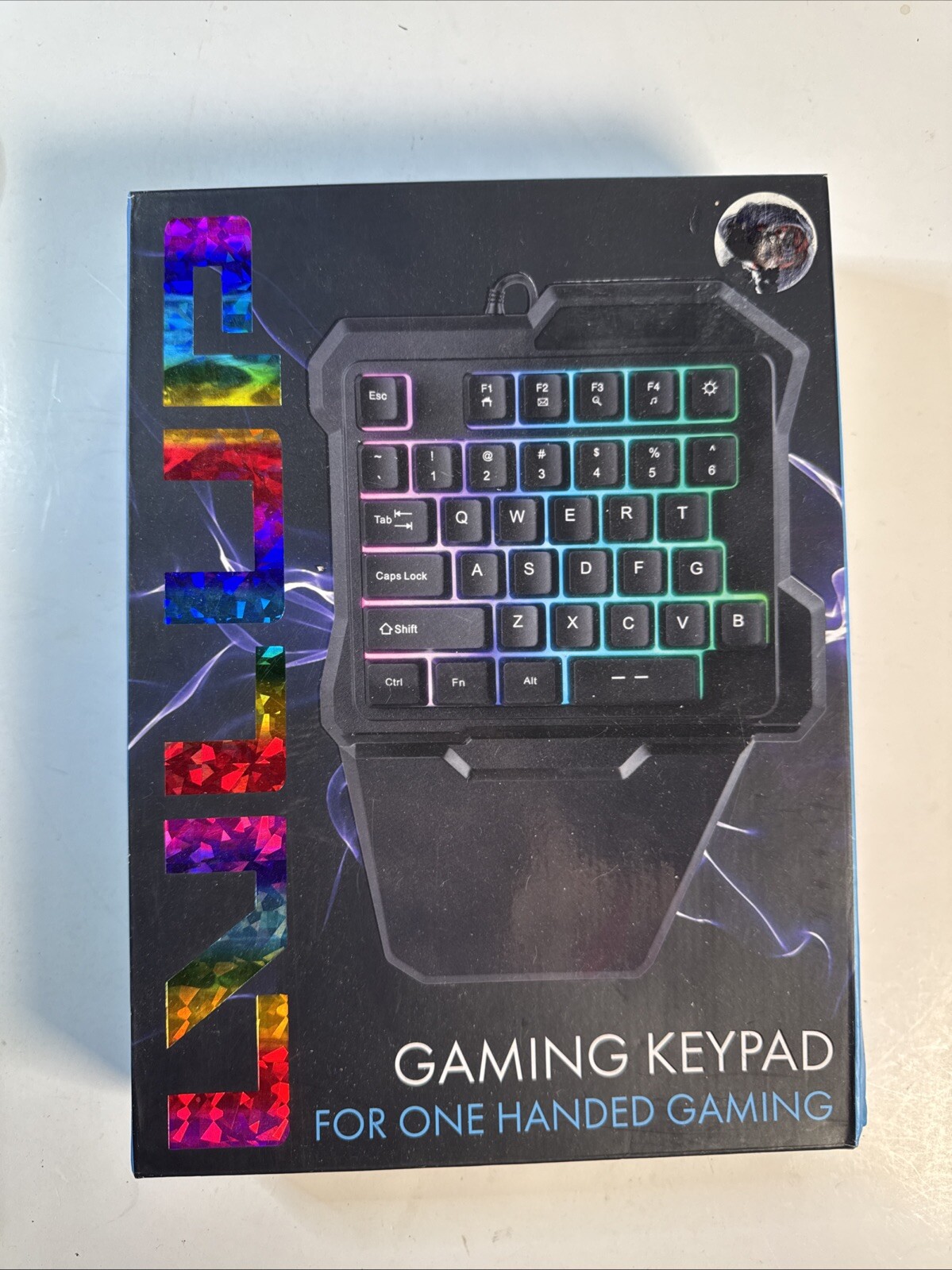 2022 Vivitar Sakar One-Handed RGB Mechanical Gaming Keyboard Pad SEE PICTURES