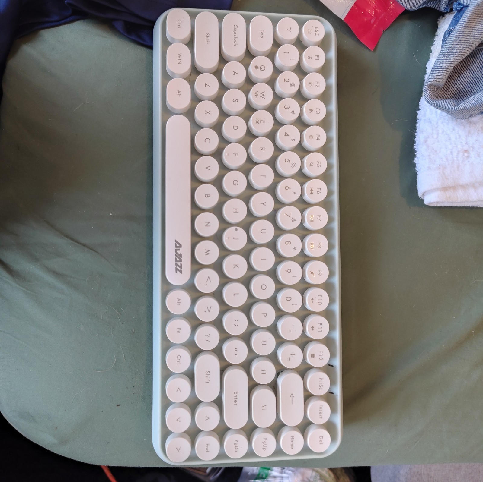 AJAZZ x NACODEX 308i Wireless Keyboard, Bluetooth Computer Keyboard with 84 Keys