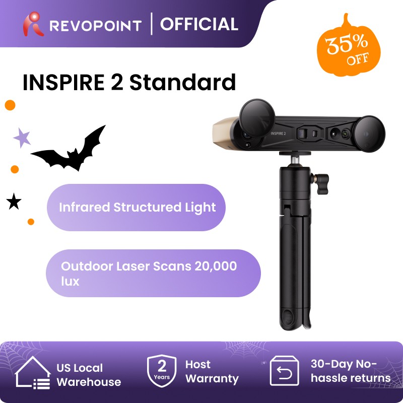 Revopoint INSPIRE2 3D Scanner For 3D Printer Handheld Outdoor Laser Scanner