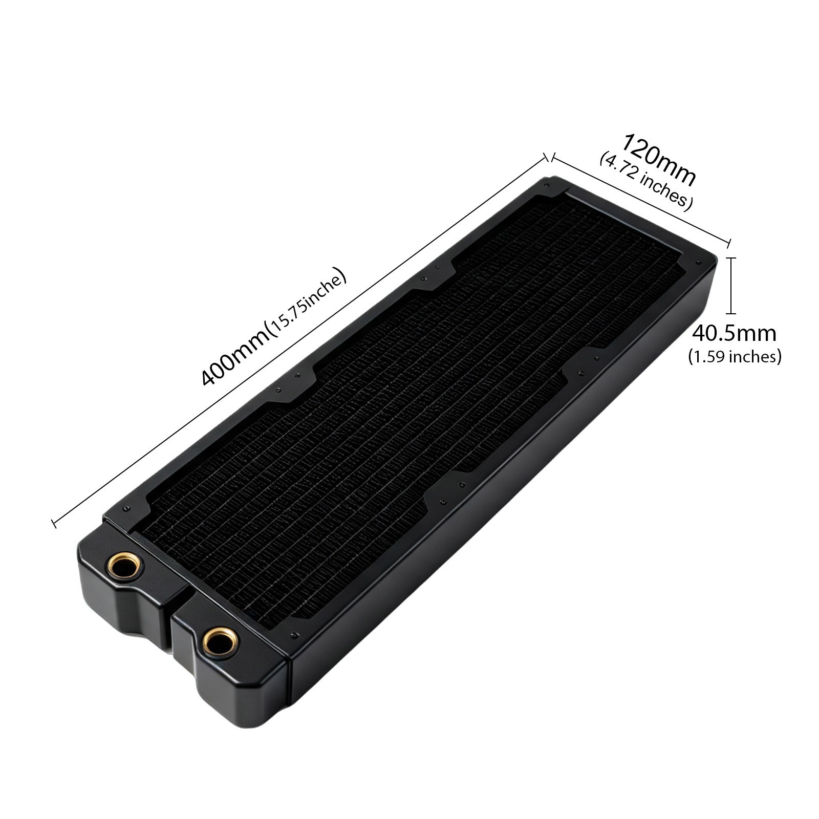 360mm water-cooling radiator made of copper, 40mm thick, shipped from the US