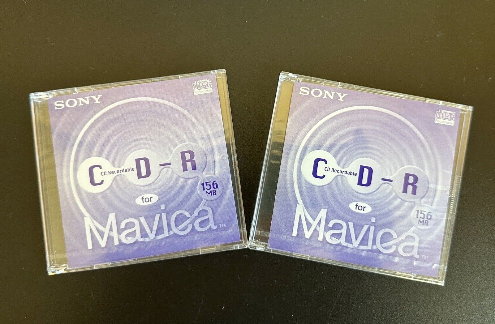 Lot of 2 SONY Compact CD-Rewritable Disc For Mavica Camera 156mb  Sealed
