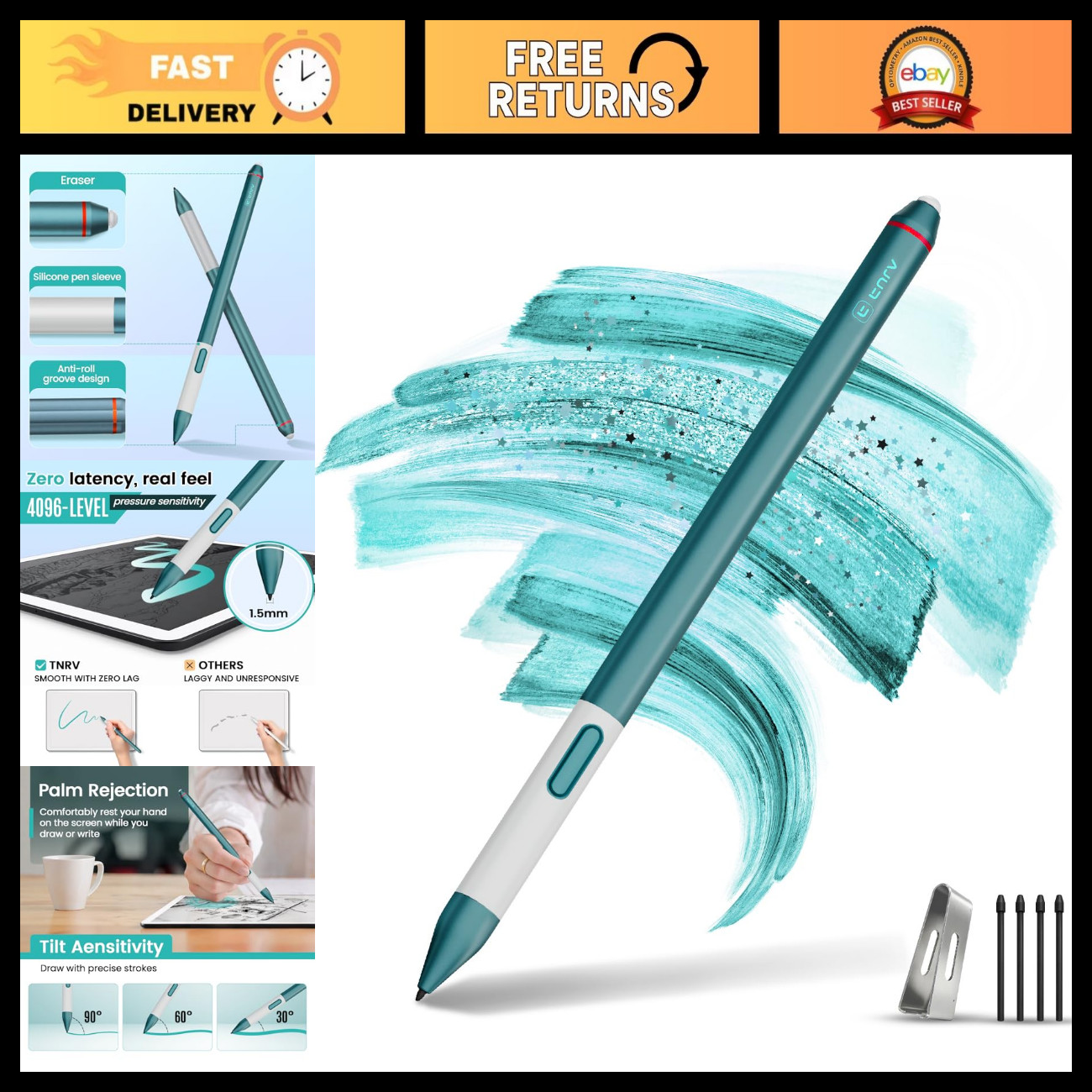 11" Colorsoft Pen Replacement Stylus for Kindle Scribe - Precision Writing Tool