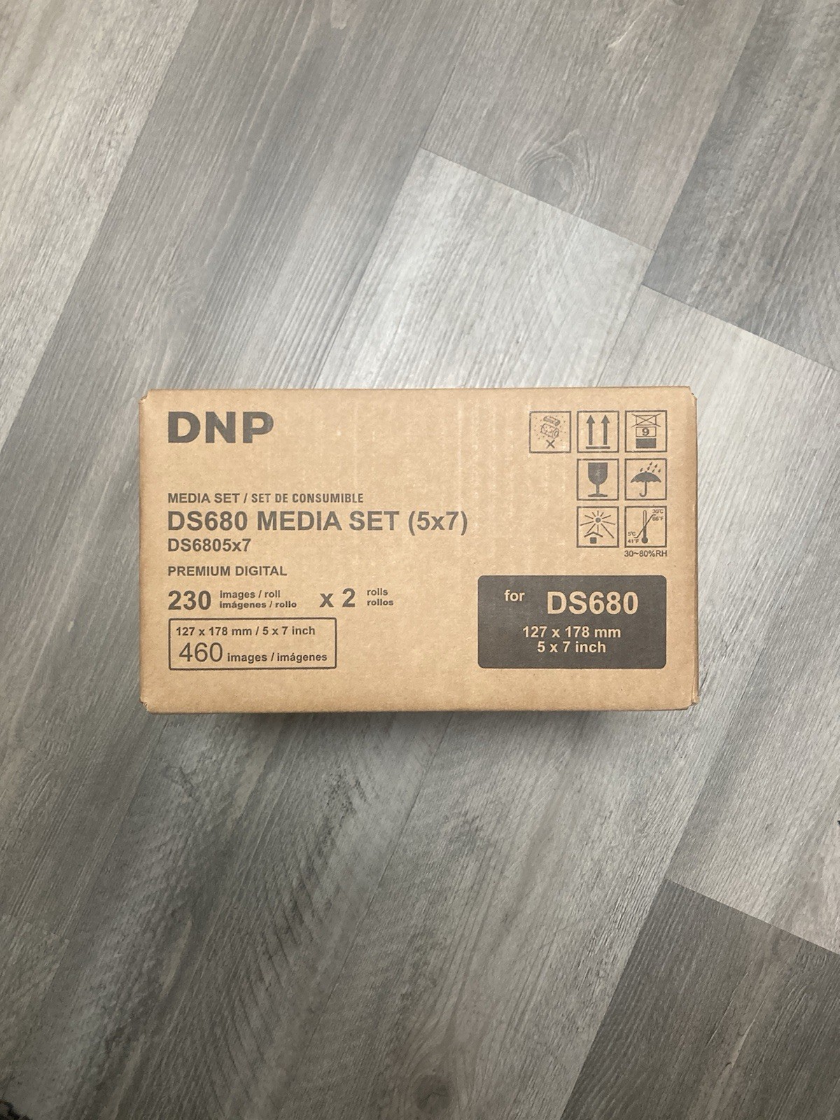 DNP DS680 Media Set (5x7) 230 Images/Roll for DS680 2 Rolls