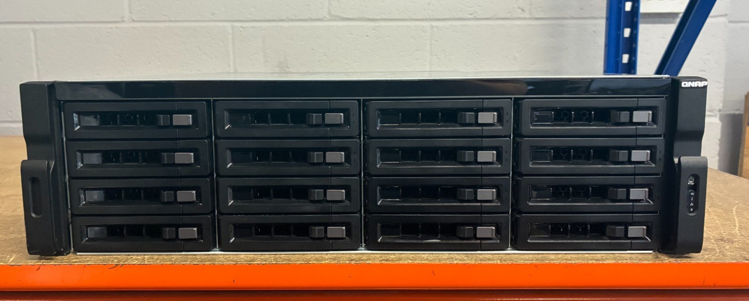 TS-EC1680U-RP 16 Bay QNAP NAS 4GB Memory + LAN Card - 2 X 770W Watt PSU - Tested