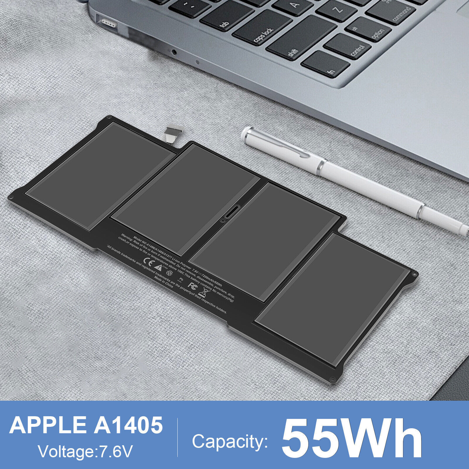 🧡LOT A1405 A1466 A1369 Battery For Apple MacBook Air 13'' A1377 A1496 2013-2017