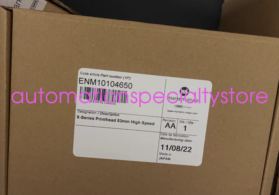 1PCS NEW Markem-imaje  ENM10104650 TTO series printheads shipping Via DHL/ Fedex