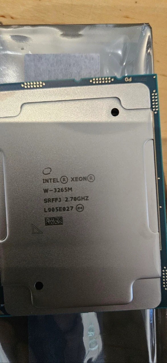 Intel Xeon W-3265M 24c 48t 2.7-4.6GHz 33MB L3 cache 205w LGA3647 CPU Processor