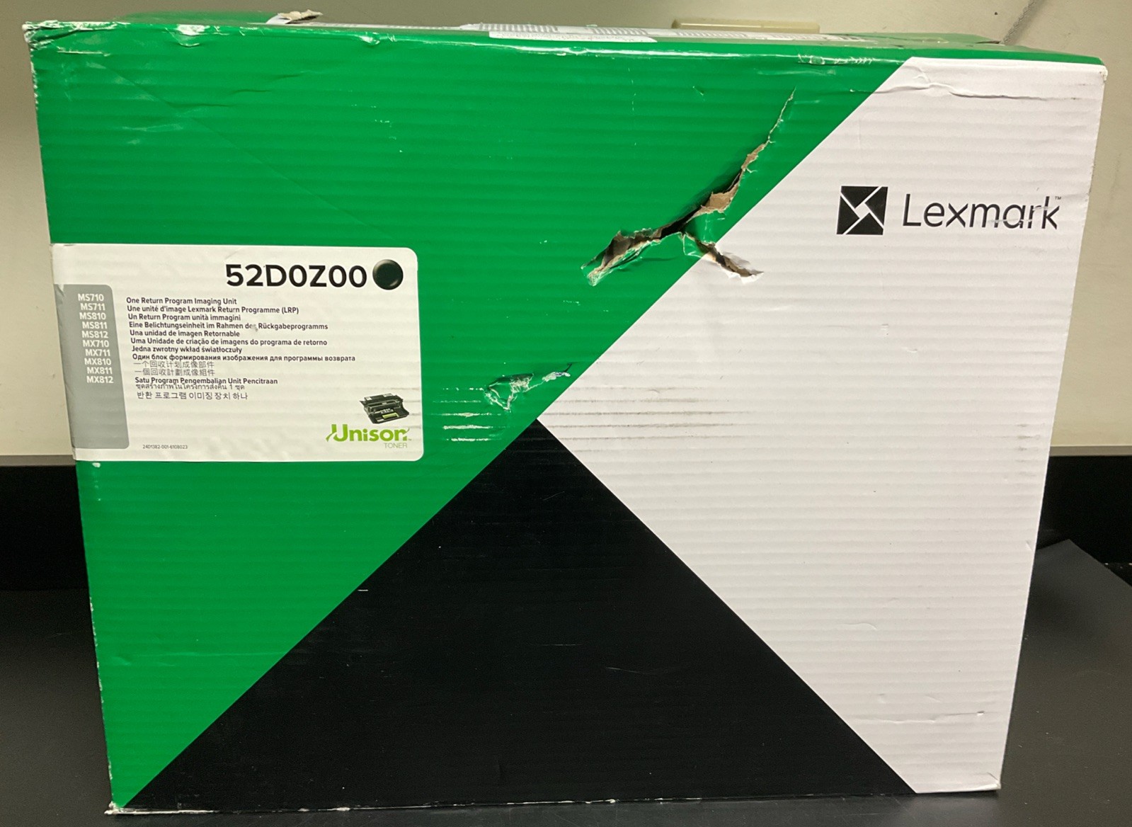 New Sealed Package in Open Box Lexmark 52D0Z00 Return Program Imaging Unit