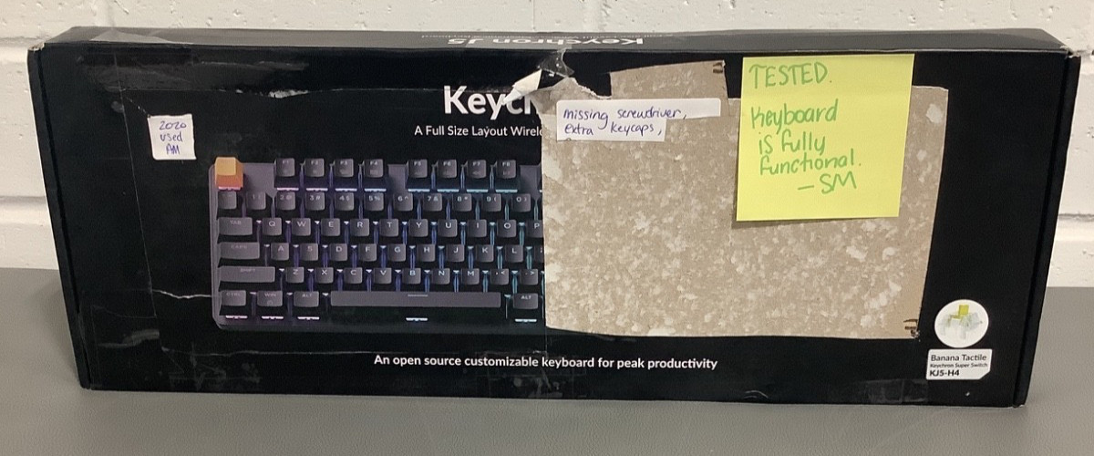 Keychron J5 QMK Wireless Mechanical Keyboard- Banana Tactile