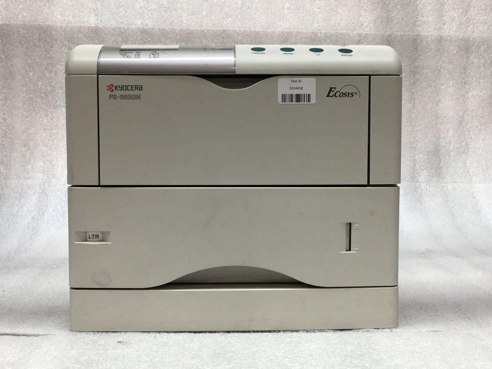 Kyocera FS-3820N Ecosys Monochrome Laser Printer with TONER and Cables