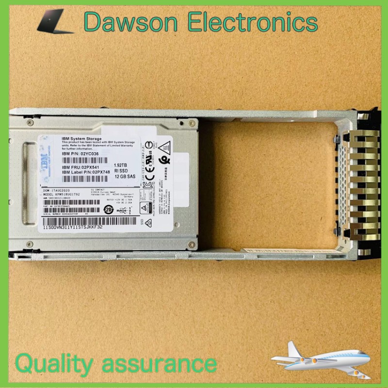 IBM 02PX541 02YC036 02PX748 1.92TB 2.5" SAS 12G RI Storwize V5030E V5000E SSD