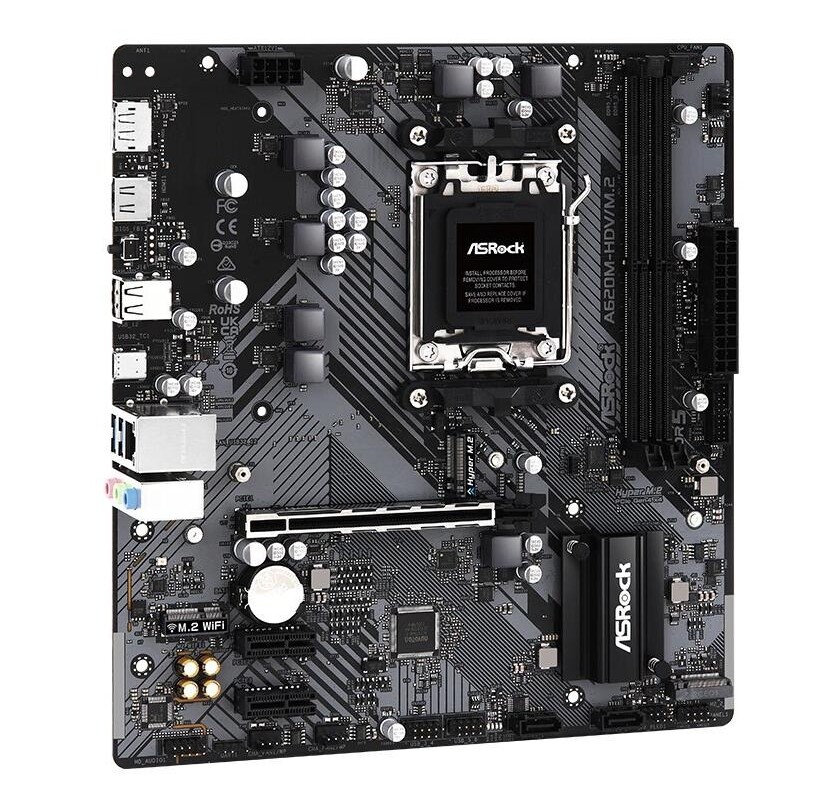 For Asrock A620M-HDV/M.2 Motherboard AMD A620 Socket AM5 Micro ATX DDR5