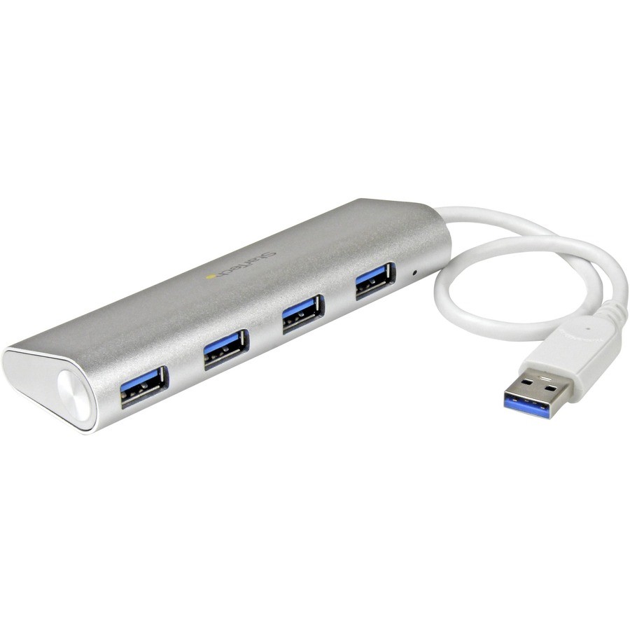 StarTech 4-Port USB Hub, USB A to 4x USB-A Ports, USB 5Gbps, Bus-Powered,