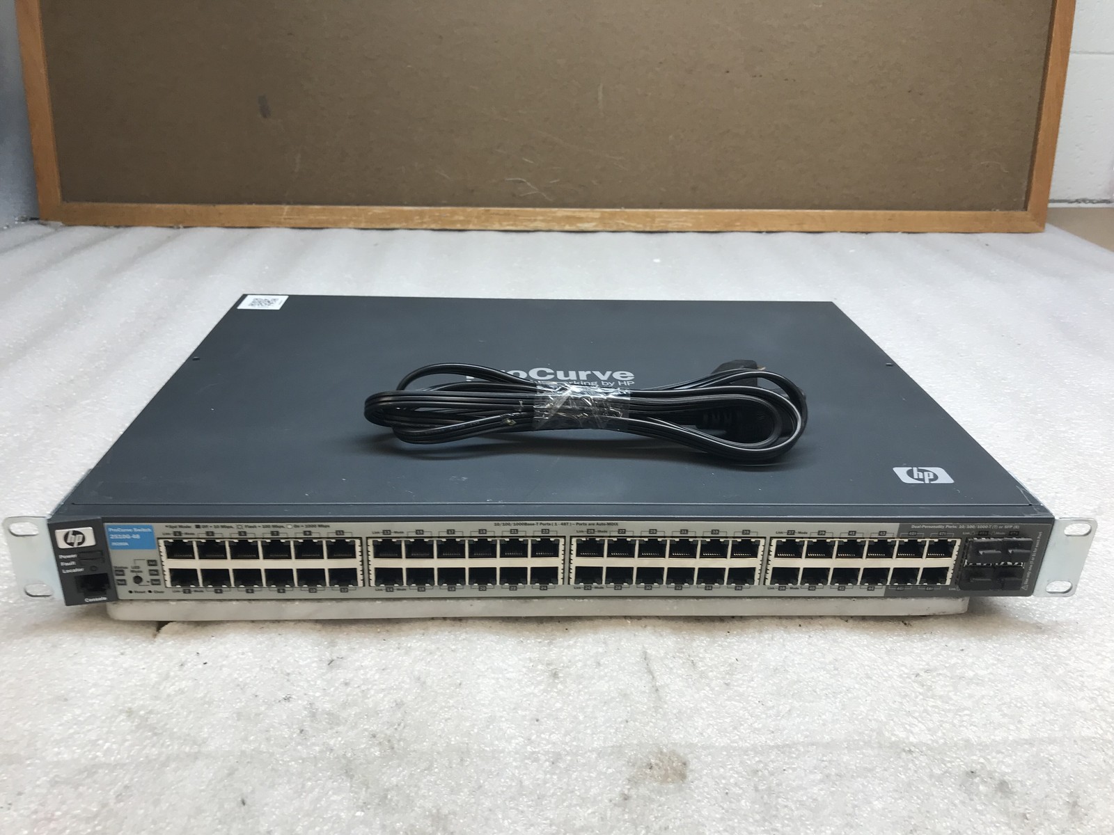HP 2510G-48 J9280A ProCurve 48-Port Gigabit Ethernet Switch w/ Ears & Cord