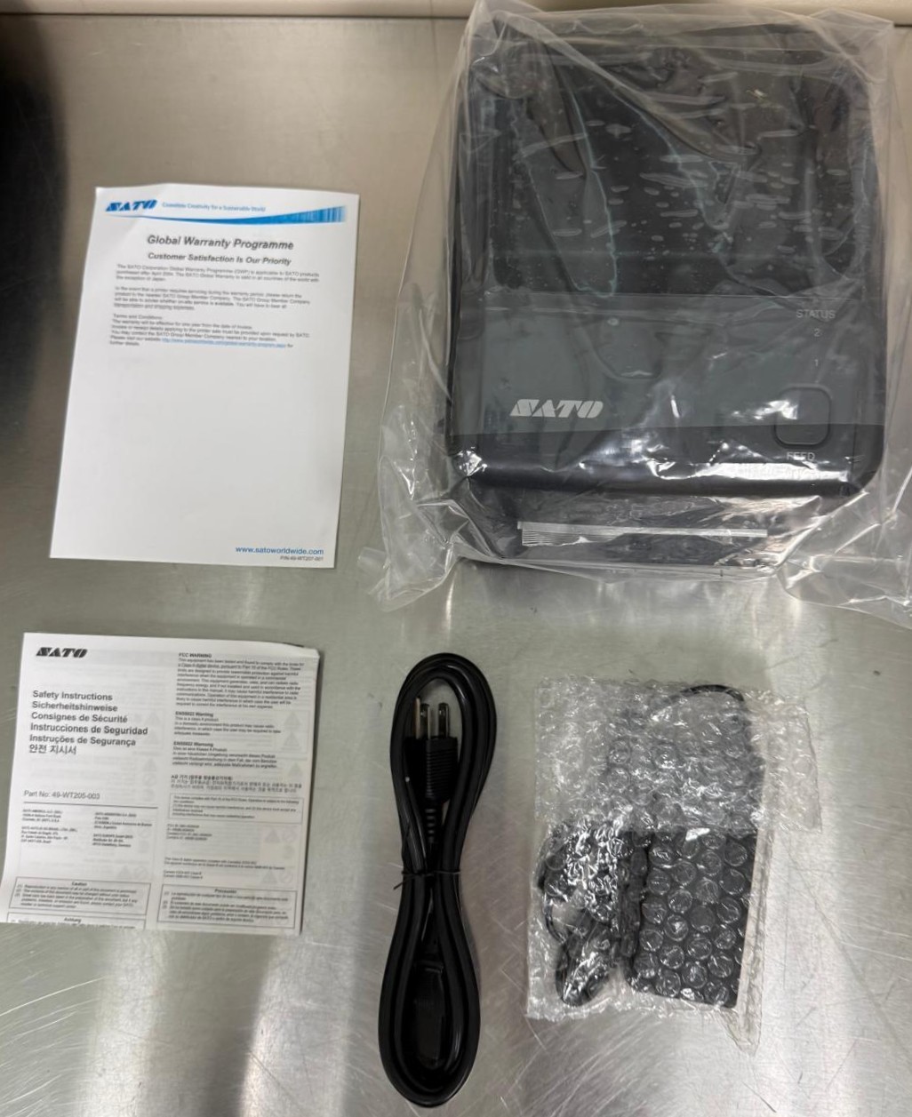 Sato Thermal Printer Model# WS408DT-STD Brand new in original packaging