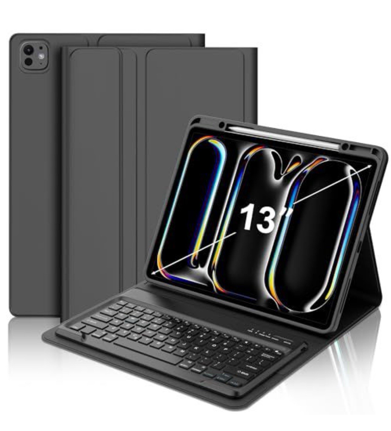 Magnetic Keyboard Case for iPad Pro 13", Black