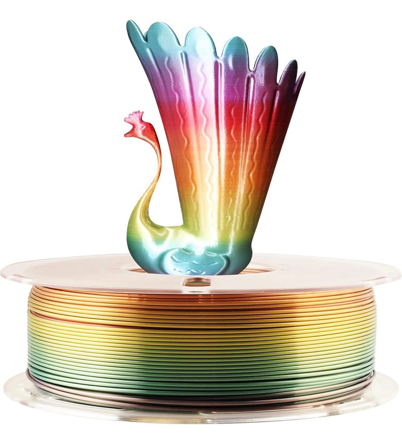 TTYT3D Rainbow Silk PLA – 1.75mm, 1kg, Fast Color-Change