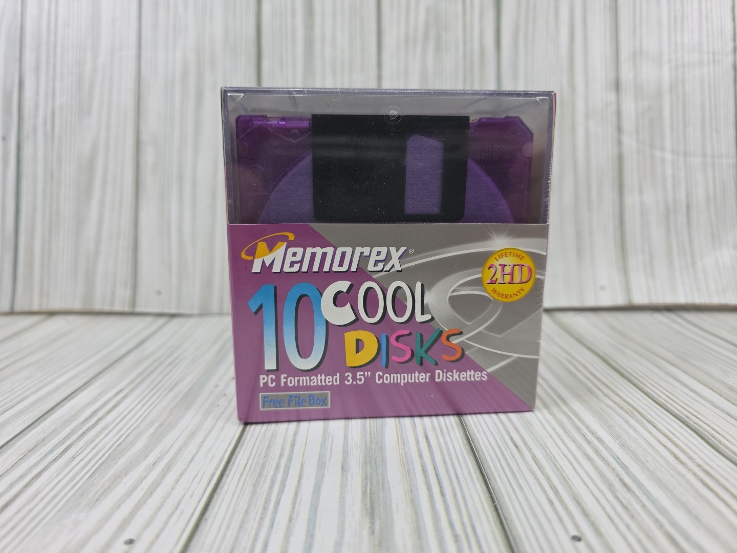 10 Pack Memorex 2HD 3.5" Computer Diskettes PC Format Cool Disks -New Sealed