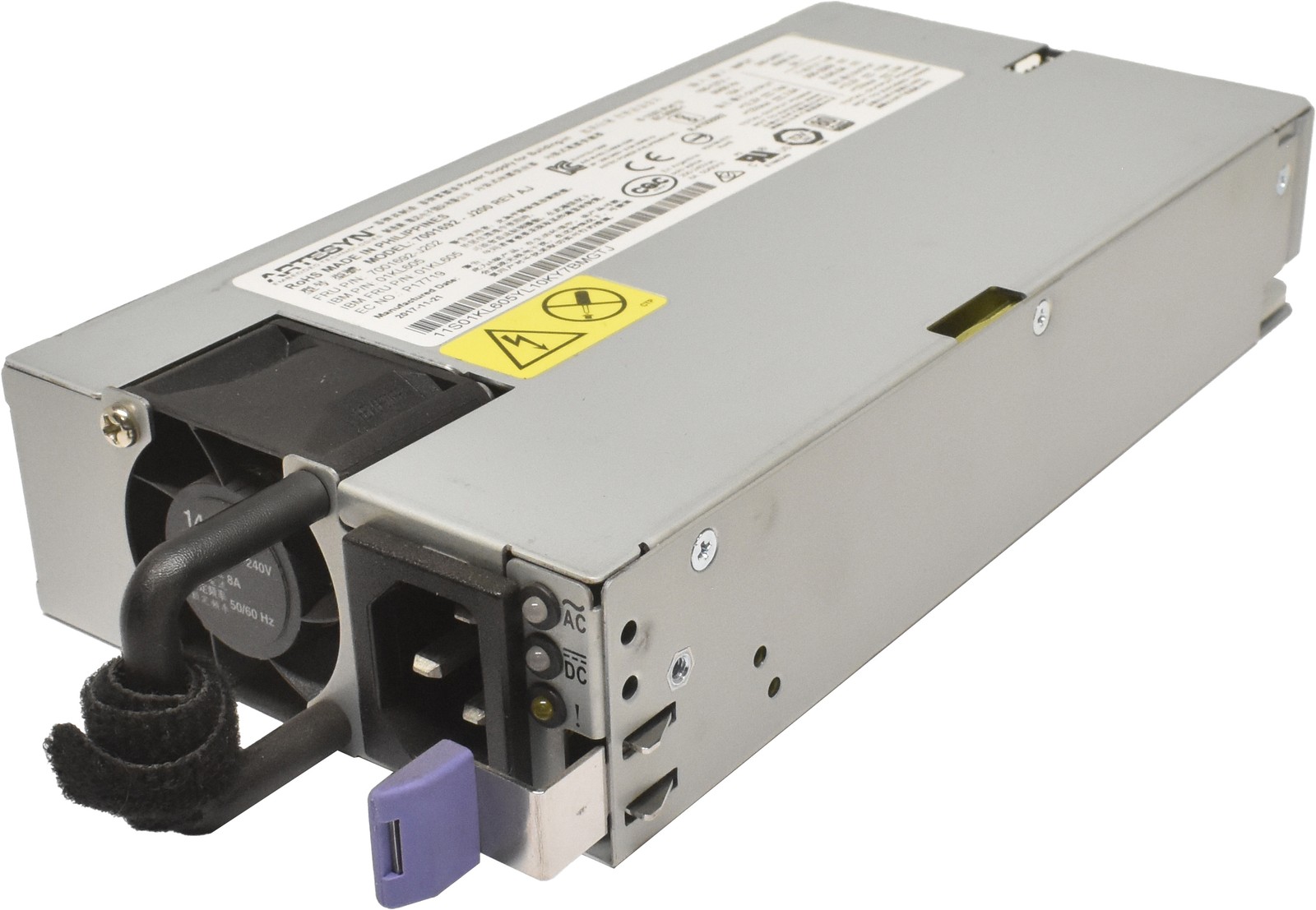 IBM Artesyn Power Supply / Power Supply 7001692-J200 1400W for Power8 System ...