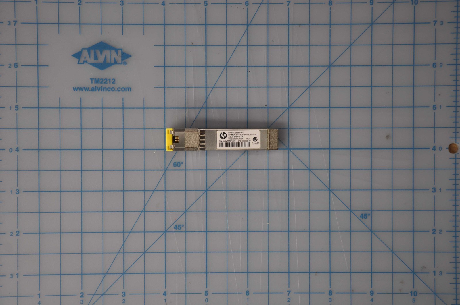 HP MSA 2040 1GB SW ISCSI SFP+ TRANSCEIVER USED 738369-001 