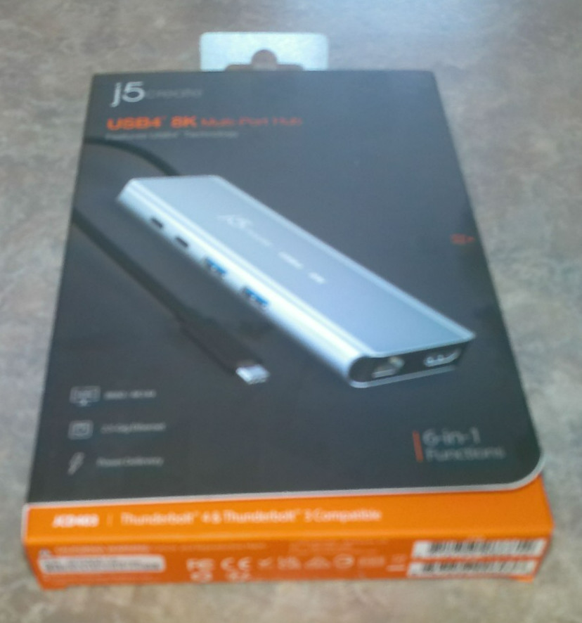 J5 Create Usb4 8K Multi-Port Hub Space Grey, j5 create JCD403 "BRAND NEW"