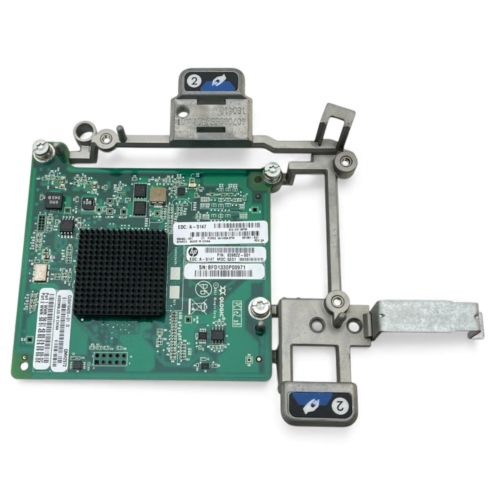 HP 656452-001 659822-001 651281-B21 FIBRE CHANNEL 8GB QMH2572 ADAPTER